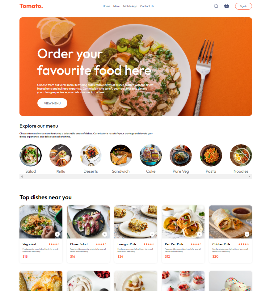 Tomato - Food Ordering & Delivery